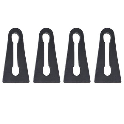 4 peças de borracha para amortecedor de choque para VW Audi Skoda Seat, amortecedor de trava de porta de carro, almofada de vedação, amortecedor silencioso, acessórios de substituição