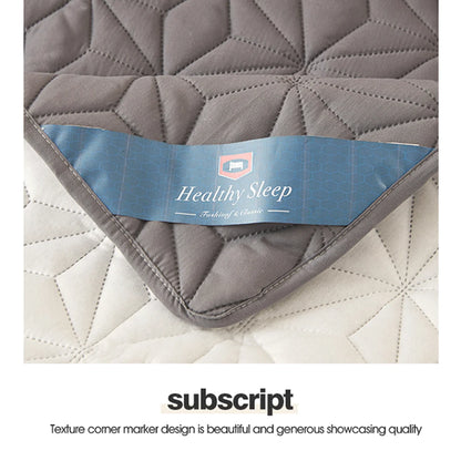 Sobrecolchão impermeável com elástico, protetor acolchoado, colcha, capa de colchão de inverno para cama de solteiro/casal 140/160 coberta cobertor