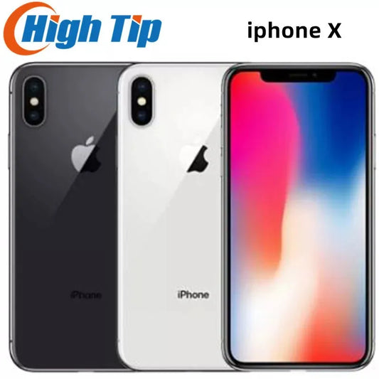 Apple iPhone X original desbloqueado, Face ID, 64 GB/256 GB de ROM, 5,8", 3 GB de RAM, 12 MP Hexa Core, iOS A11, câmera traseira dupla, 4G LTE, celular