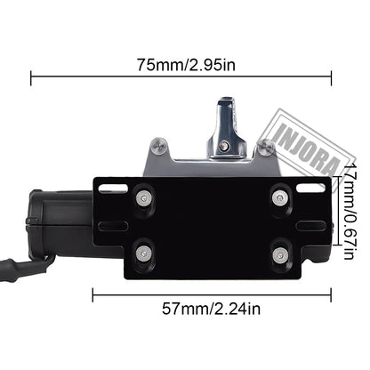 Sistema de controle remoto sem fio INJORA Metal Winch para carro de controle remoto 1:10 RC Crawler Axial SCX10 90046 TRX4 TRX6 Gen8 peças de atualização