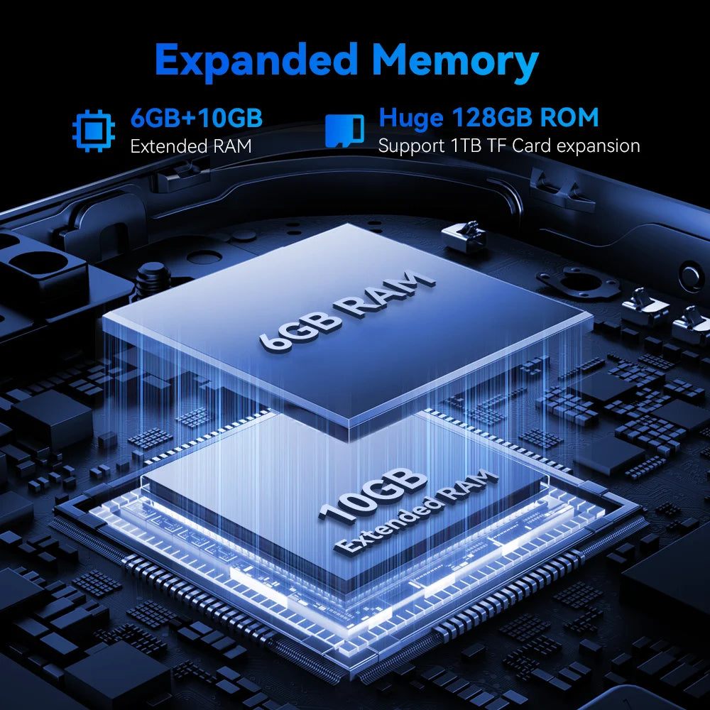 Smartphone Android ultrafino e robusto Cubot KingKong ES, 16 GB de RAM (6 GB + 10 GB), 128 GB de ROM, tela de 6,56" e 90 Hz, câmera de 48 MP, telefone 4G