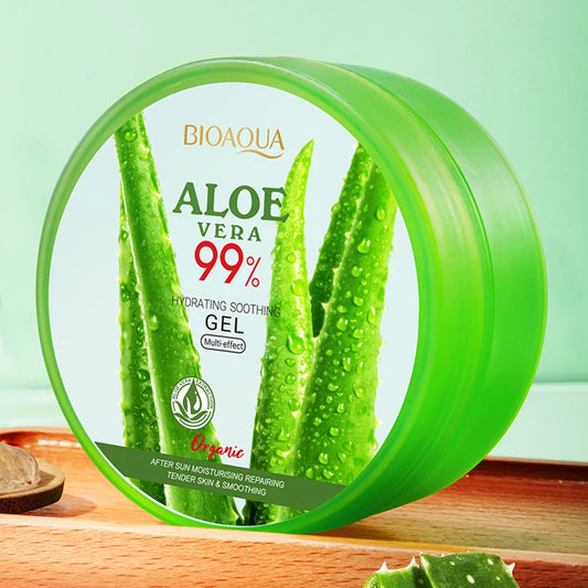 300g BIOAQUA Cremes Hidratantes e Calmantes de Aloe Vera em Gel Rejuvenescedor para a Pele Creme Hidratante para o Rosto Beleza Cuidados com a Pele Facial
