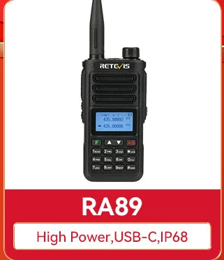 Retevis RT86 Walkie Talkie Rádio bidirecional profissional Walkie Talkie de longo alcance Rádio de comunicação UHF para negócios ao ar livre