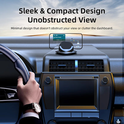 Suporte de telefone para painel de carro vyvylabs com rotação de 360°, operação universal com uma mão, suporte universal para telefone para uso no carro