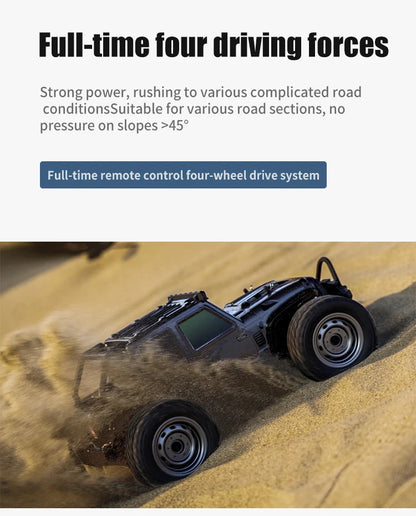 1:16 70 km/h ou 50 km/h 4WD RC Carro com controle remoto LED Carros de alta velocidade Drift Monster 4x4 Truck para crianças vs Wltoys 144001 Brinquedos