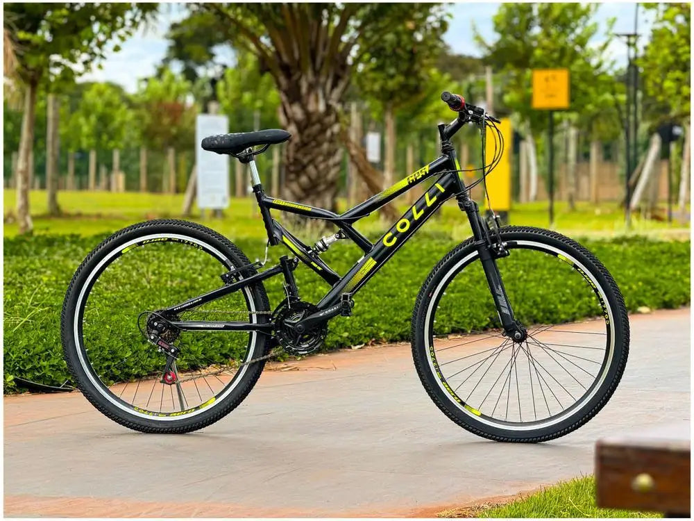 Bicicleta Ram 26 Colli GPS Freio V-Brake Aço Carbono 21 Marchas