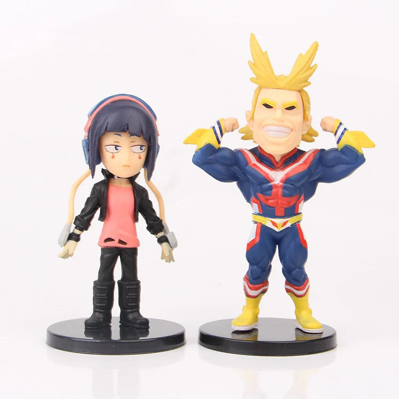 9 peças bonecos de anime My Hero Academia Shoto Bakugou Boku Izuku Duke PVC bonecos de ação grandes personagens de anime coleção de presentes série