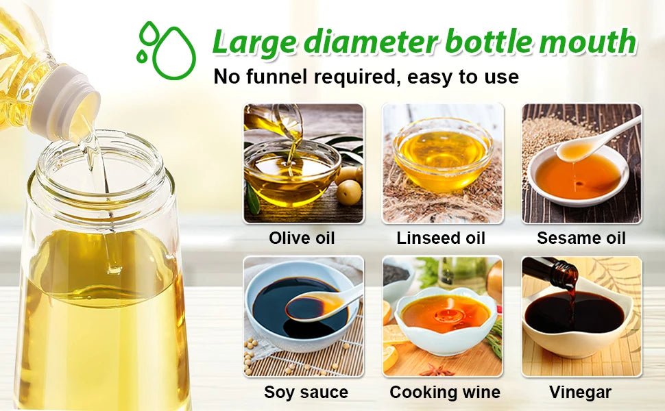 1-2 peças 2 em 1 dispensador de azeite de oliva garrafa 500ml pulverizador de óleo de plástico tanque de spray de óleo de cozinha churrasco cozimento piquenique utensílios de cozinha para casa