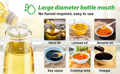 1-2 peças 2 em 1 dispensador de azeite de oliva garrafa 500ml pulverizador de óleo de plástico tanque de spray de óleo de cozinha churrasco cozimento piquenique utensílios de cozinha para casa