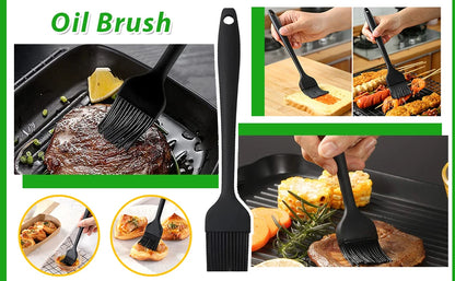 1-2 peças 2 em 1 dispensador de azeite de oliva garrafa 500ml pulverizador de óleo de plástico tanque de spray de óleo de cozinha churrasco cozimento piquenique utensílios de cozinha para casa