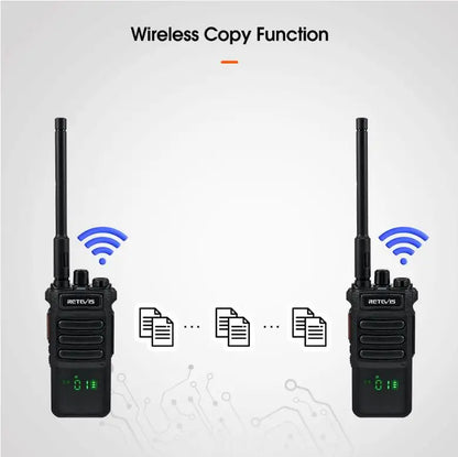 Retevis RT86 Walkie Talkie Rádio bidirecional profissional Walkie Talkie de longo alcance Rádio de comunicação UHF para negócios ao ar livre