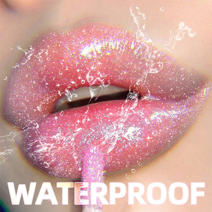18 cores glitter 1 peça gloss labial de longa duração batom líquido à prova d'água maquiagem óleo labial tonalidade labial bálsamo labial hidratante