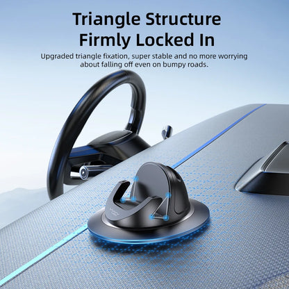 Suporte de telefone para painel de carro vyvylabs com rotação de 360°, operação universal com uma mão, suporte universal para telefone para uso no carro