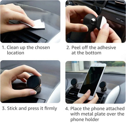 Suporte magnético para celular no carro, suporte magnético para painel de carro, suporte para celular na parede, para iPhone, Samsung, Xiaomi