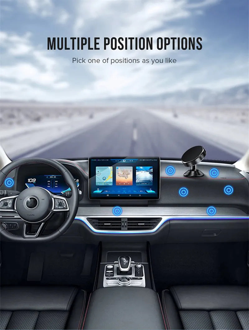 Suporte magnético para celular no carro, suporte magnético para painel de carro, suporte para celular na parede, para iPhone, Samsung, Xiaomi