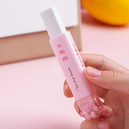 Borracha retrátil kawaii gato fofo coreano papelaria borracha desenho borrachas material escolar infantil escritório