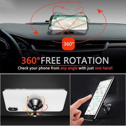Suporte magnético para celular no carro, suporte magnético para painel de carro, suporte para celular na parede, para iPhone, Samsung, Xiaomi