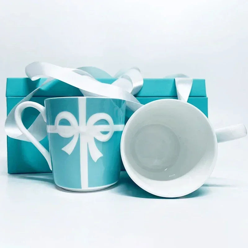 2 peças de caneca de cerâmica para casal, xícara de água de porcelana óssea, caneca de cerâmica, presente de casamento, presente de dia dos namorados, presente de Natal, caneca de café