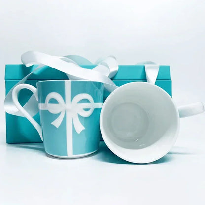 2 peças de caneca de cerâmica para casal, xícara de água de porcelana óssea, caneca de cerâmica, presente de casamento, presente de dia dos namorados, presente de Natal, caneca de café