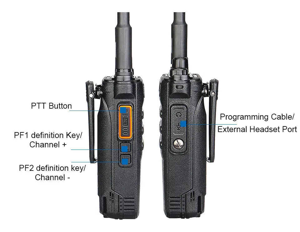 Retevis RT86 Walkie Talkie Rádio bidirecional profissional Walkie Talkie de longo alcance Rádio de comunicação UHF para negócios ao ar livre