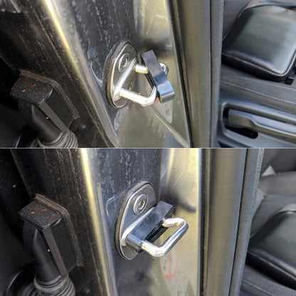 4 peças de borracha para amortecedor de choque para VW Audi Skoda Seat, amortecedor de trava de porta de carro, almofada de vedação, amortecedor silencioso, acessórios de substituição