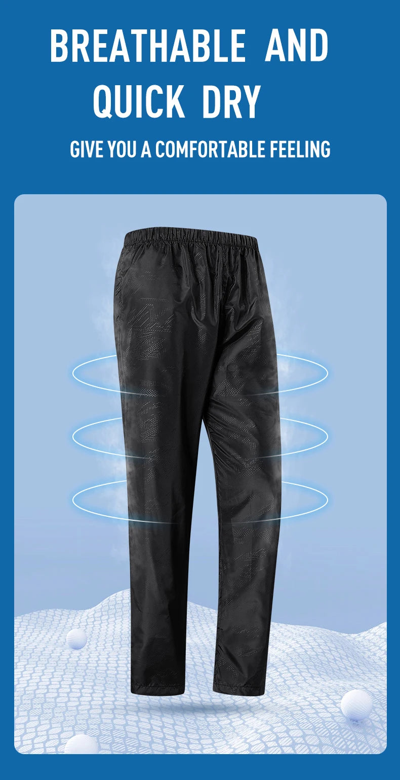 Calça de caminhada feminina e masculina LNGXO, calça impermeável para áreas externas, unissex, escalada, acampamento, esportes, secagem rápida, montanha, chuva, anti UV