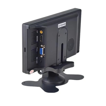 7 polegadas IPS Display Portátil HD 1024x600 Tela AV CCTV Monitor Para Raspberry Pi Compatível com HDMI VGA D-SUB Câmera de Reversão