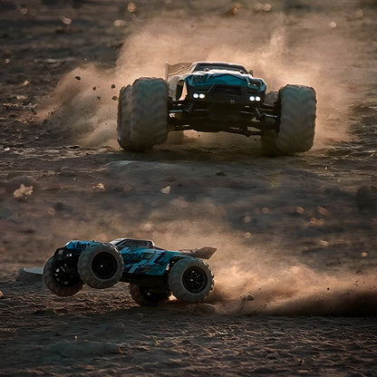 1:16 70 km/h ou 50 km/h 4WD RC Carro com controle remoto LED Carros de alta velocidade Drift Monster 4x4 Truck para crianças vs Wltoys 144001 Brinquedos